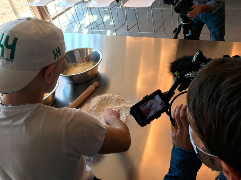 Servizi di riprese video per cooking show