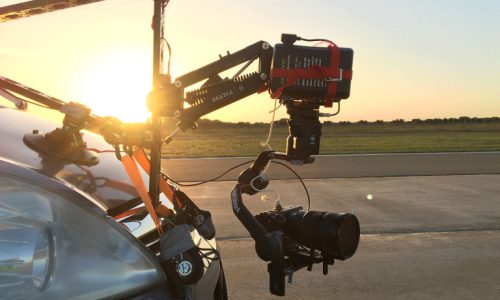 Camera car mount for filming services in Italy