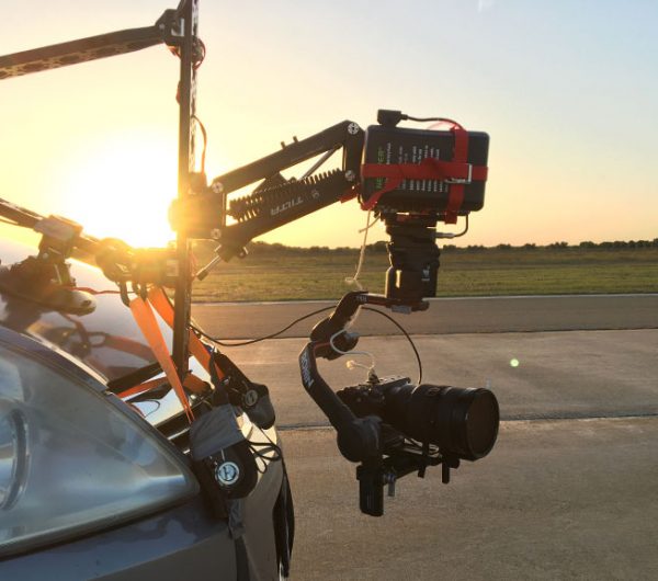 Camera car mount for filming services in Italy